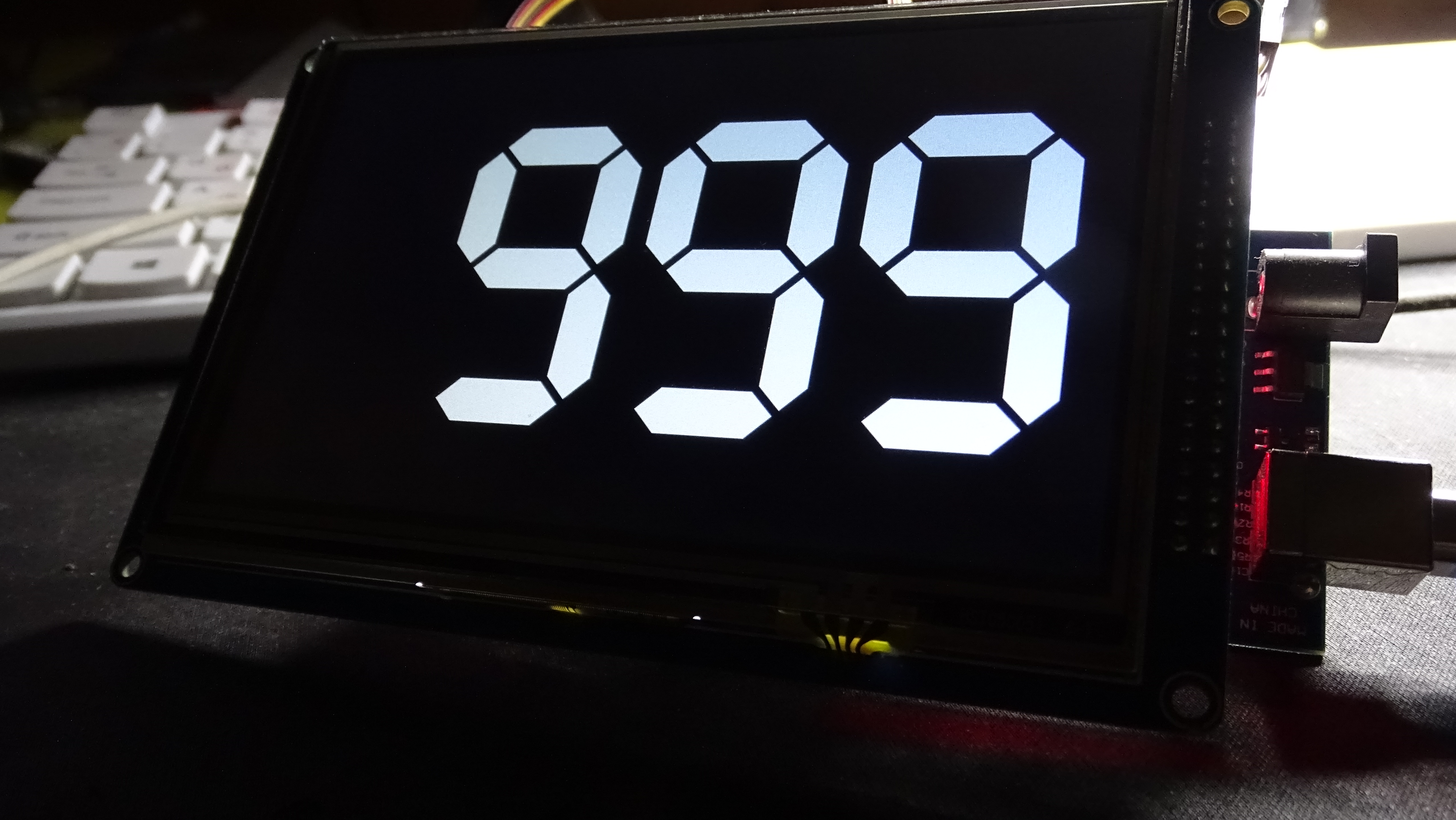 Display на контроллере  SSD1963